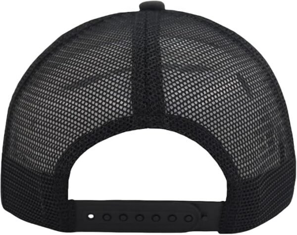 Vintage Trucker Baseball Hat – Unstructured Washed Dad Cap with Snapback & Soft Mesh - Image 4
