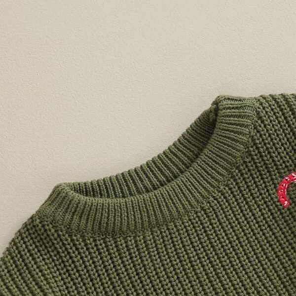 Baby Knit Sweater Pullover – Warm Crewneck Long Sleeve Top for Infant & Toddler Boys/Girls - Image 7