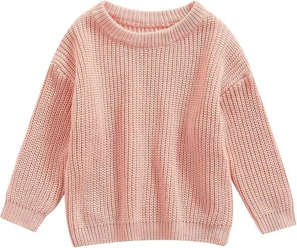 Baby Knit Sweater Pullover – Warm Crewneck Long Sleeve Top for Infant & Toddler Boys/Girls - Image 8