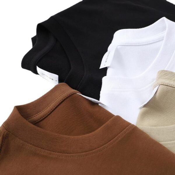 High-Quality Men’s Cotton T-Shirt – Solid Colors, Soft & Comfortable Summer Wear - Image 5