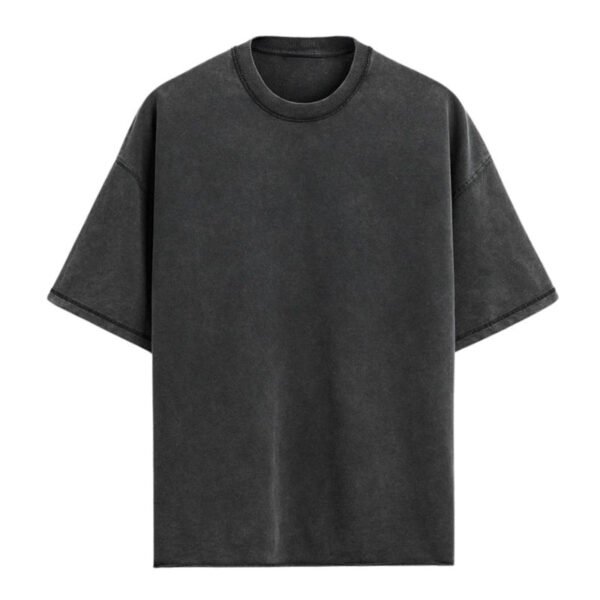 Men's Vintage Acid Washed T-Shirt – 100% Cotton, Premium Quality, Streetwear Style - Image 2